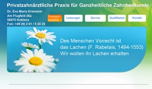 Privatzahn&auml;rztliche Praxis Lahnstein Koblenz